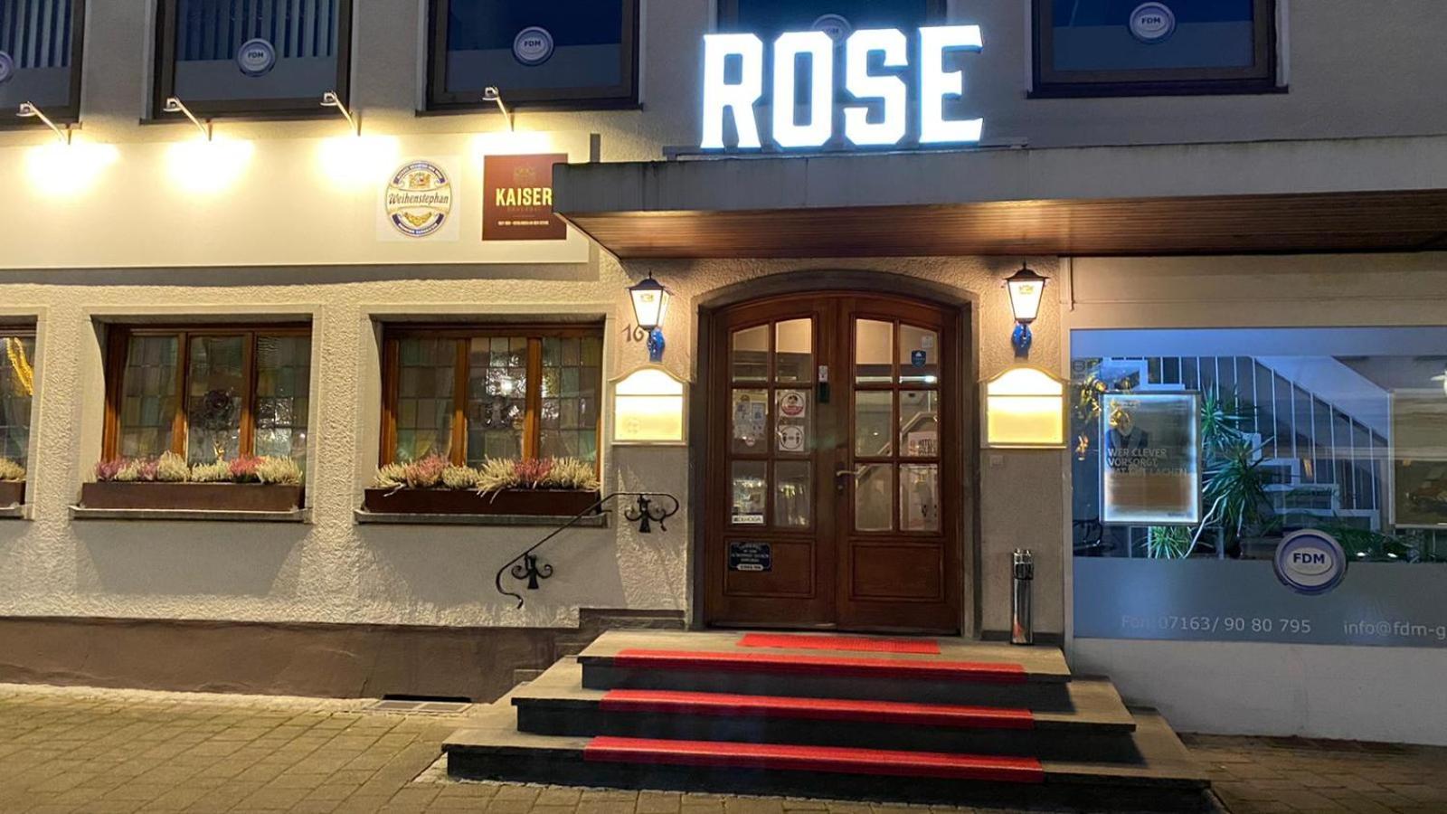 Hotel Goldene Rose Ebersbach an der Fils Eksteriør bilde